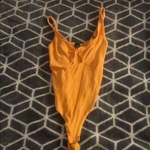 Wild Fable Vibrant Orange  Bodysuit